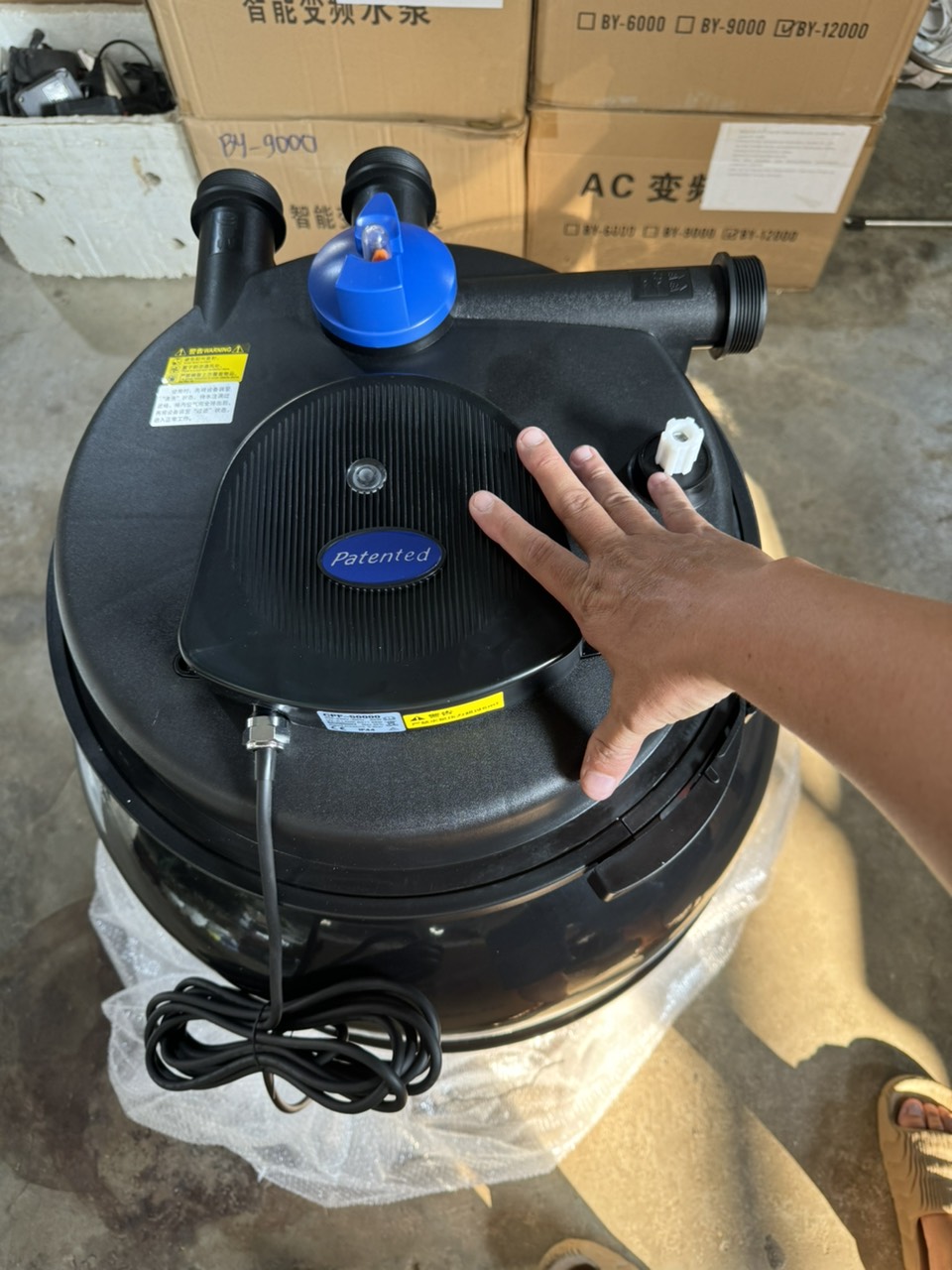 THÙNG LỌC TRÒN SUNSUN CPF50000 KÈM UV THÙNG LỌC TRÒN SUNSUN CPF50000 KÈM UV